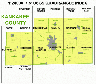 1 24000 USGS Quadrangle Index